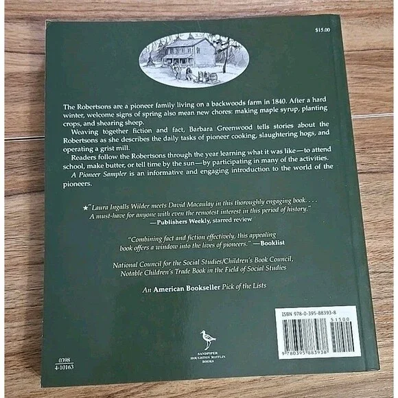 A Pioneer Sampler The Daily Life Of A Pioneer Family In 1840 Greenwood Paperback - Picture 4 of 9